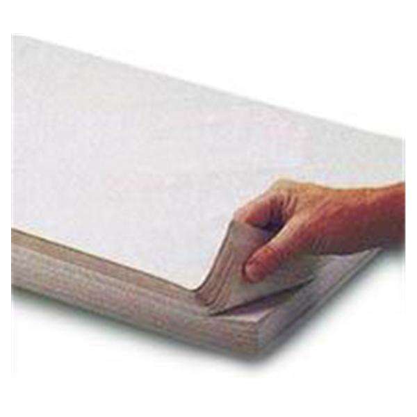 Pre-Cut Sheet Exam Table 20 in x 30 in White Crepe 1000/Ca